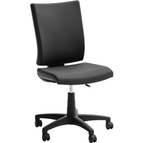 Siège de bureau haut Optima - Revêtement écocuir - Quadrifoglio