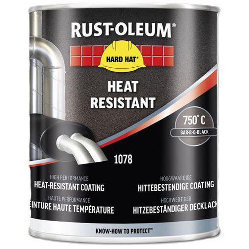 Peinture finition Hard Hat® haute température 750°C - Rust-Oleum