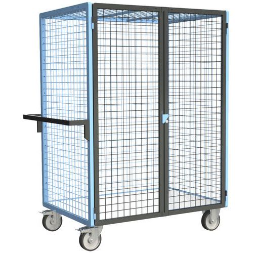 Veiligheidsrolcontainer met houten blad - Draagvermogen 500 kg - FIMM