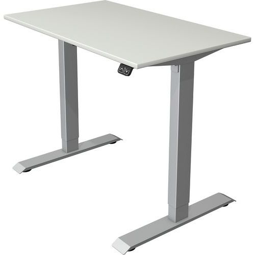 Bureau reglable Move 1,fonction memoire,Silver compact L 1000x P600 mm