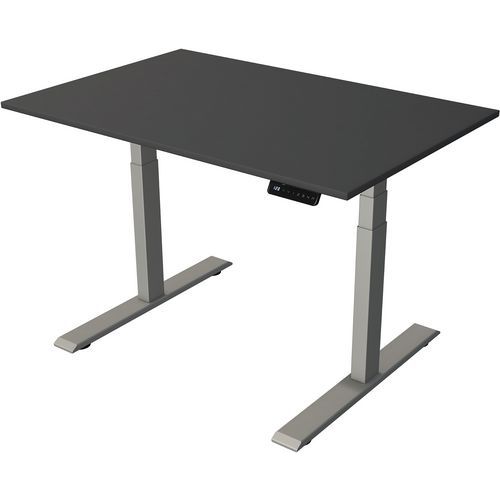 zit/sta bureau Move 2 zilver, electrisch, B 1200 x D 800 x H 630-1270mm zit/sta bureau Move 2 zilver, electrisch, B 1200 x D 800 x H 630-1270mm