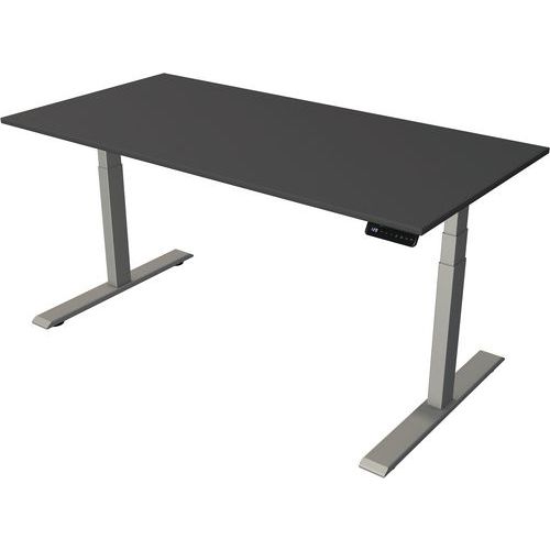 Bureau reglable Move 2 Silver electrique L 1600 x P 800 x H 630-1270mm Bureau reglable Move 2 Silver electrique L 1600 x P 800 x H 630-1270mm