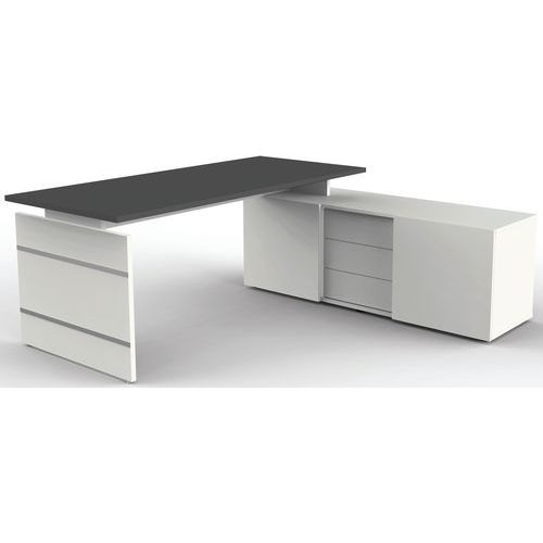Bureau compleet - Stage One Form4 - Bureau B1800x800 - aanbouw B1600mm Bureau compleet - Stage One Form4 - Bureau B1800x800 - aanbouw B1600mm