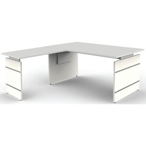 Bureau - Form4 - B1600 x D800 x H 680-760mm en verlenging B1000mm Bureau - Form4 - B1600 x D800 x H 680-760mm en verlenging B1000mm