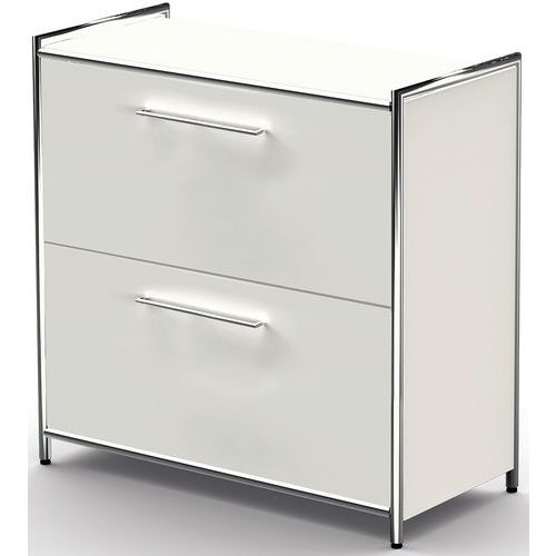 Opbergkast - Artline - met 2 lades - B800 x D380 x H780mm - Kerkmann