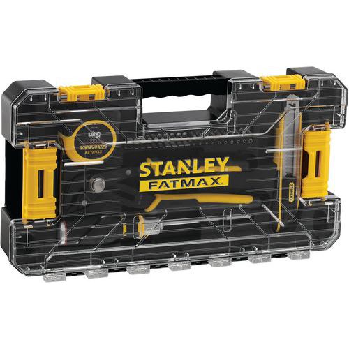 Coffret mixte stakbox L avec un jeu de 44 pièces - Stanley