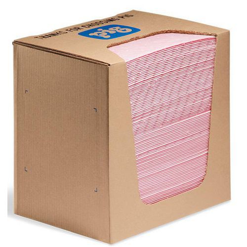 Absorberende vellen voor chemische producten - New Pig