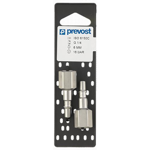 Lot de 2 embouts ISO C D6