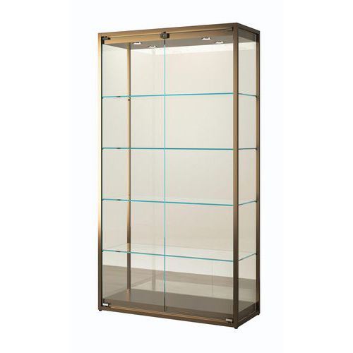 Hoge expositievitrine - 95x45x190 cm - Sarazino Vitrines
