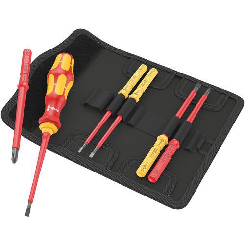 Wisselklingset Kraftform Kompakt VDE 7 Universal 1 - 7-delig - Wera