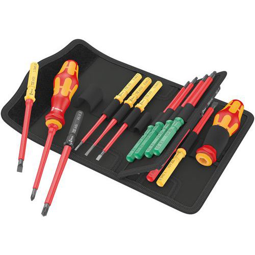 Schroevendraaierset met klingen - KK VDE 17 Universal 1 - Wera
