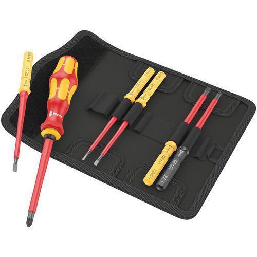 Wisselklingset Kraftform Kompakt VDE 7 Universal 2 - 7-delig - Wera