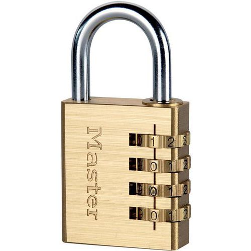 Cadenas à combinaison finition laiton - Master Lock Cadenas à combinaison finition laiton - Master Lock