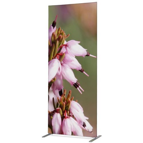 Scheidingswand Textiel Deco Dubbelzijdig Roze Bloem Erica