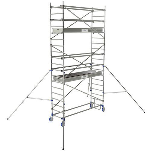 Échafaudage roulant Cross 250 aluminium - Tubesca