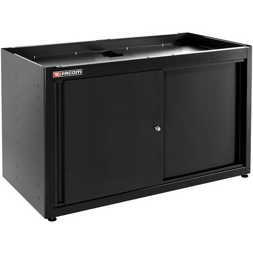 Onderkast laag dubbel met 2 schuifdeuren - Facom