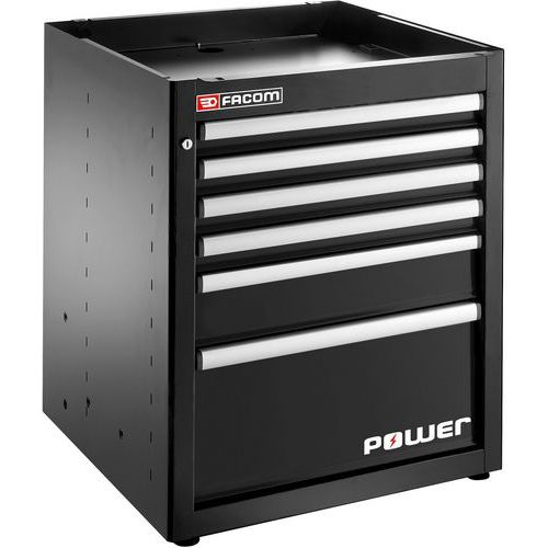 Onderkast 6 laden inclusief 1  POWER lade  - Facom