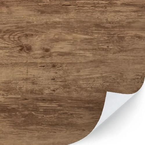 Decoratieve zelfklevende folie met look van verweerd ruw hout - Luminis
