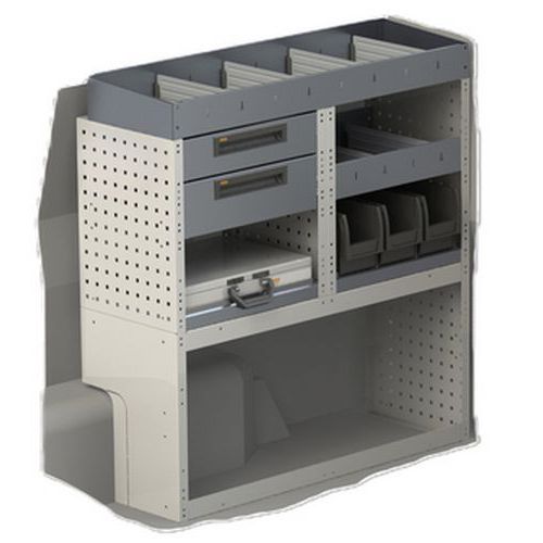Aluminium inrichting voor bestelwagens – HABRIAL Manutention
