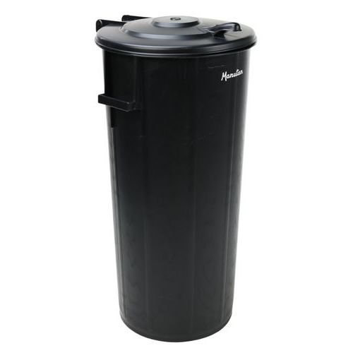 Afvalbak met deksel - 60 l en 100 l - Manutan Expert Afvalbak met deksel - 60 l en 100 l - Manutan Expert