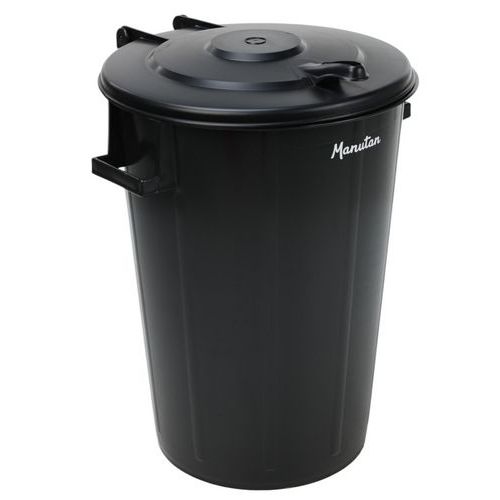 Afvalbak met deksel - 60 l en 100 l - Manutan Expert Afvalbak met deksel - 60 l en 100 l - Manutan Expert