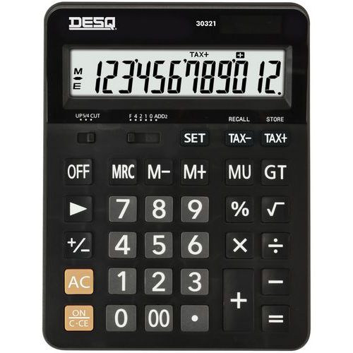 Calculatrice Extra Large Business Classy Desq 30321 noire - Desq