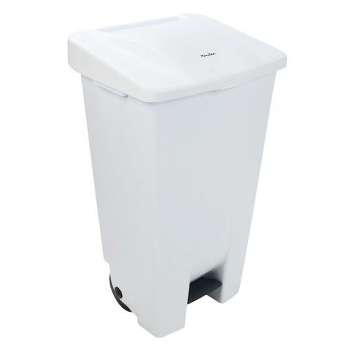 Mobiele afvalbak met pedaal - afvalscheiding - 120 l - Manutan Expert