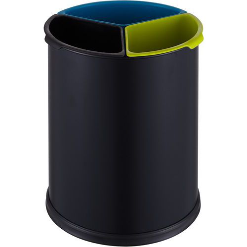 Afvalscheidingsbak rond Open Top 3x3,5 liter - EKO Afvalscheidingsbak rond Open Top 3x3,5 liter - EKO
