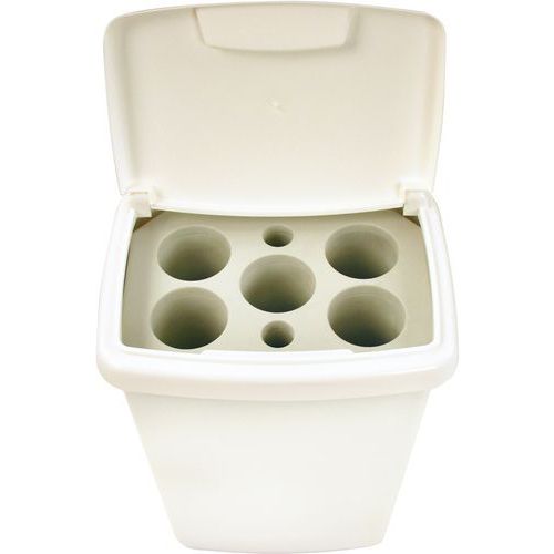 Poubelle à gobelets - 5 trous - 50L - V-Part Poubelle à gobelets - 5 trous - 50L - V-Part
