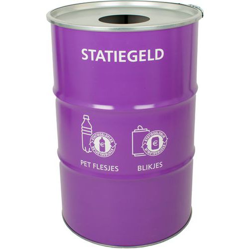 Poubelle avec ouverture d'insertion Dépot - 200L - BinBin Poubelle avec ouverture d'insertion Dépot - 200L - BinBin