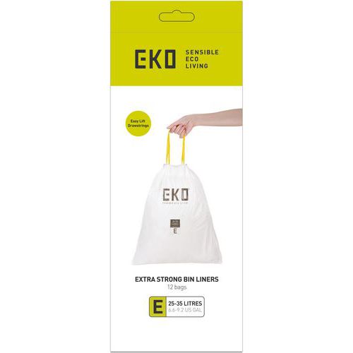 Sac-poubelle - 3L à 90L - 6 rouleaux - EKO
