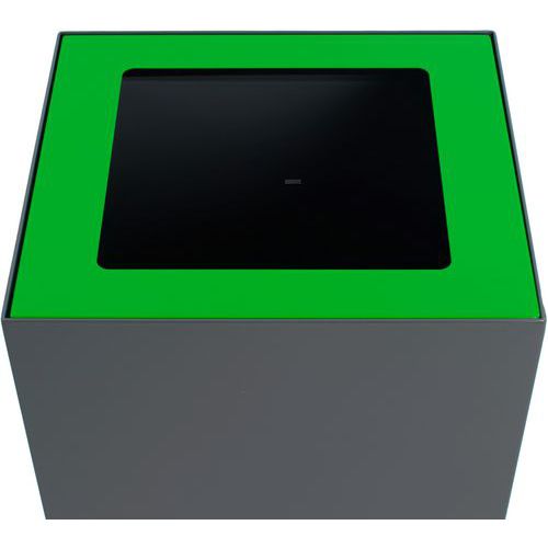 Afvalcontainer 4 wielen Korok ventrale stang 660L - V-Part