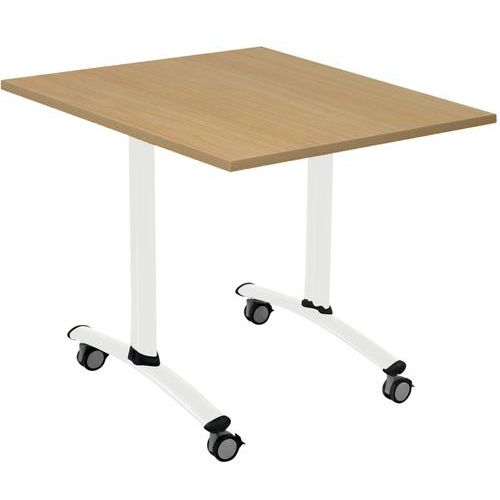 Tafel met gelamineerd blad Axe, vierkant - Manutan Expert