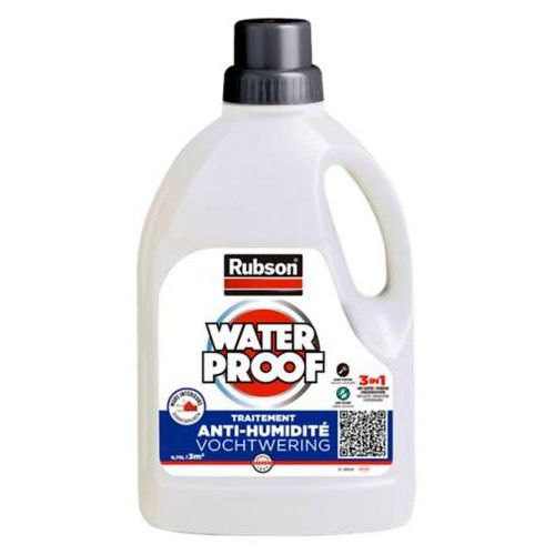 Traitement murs intérieurs humides Waterproof - Rubson
