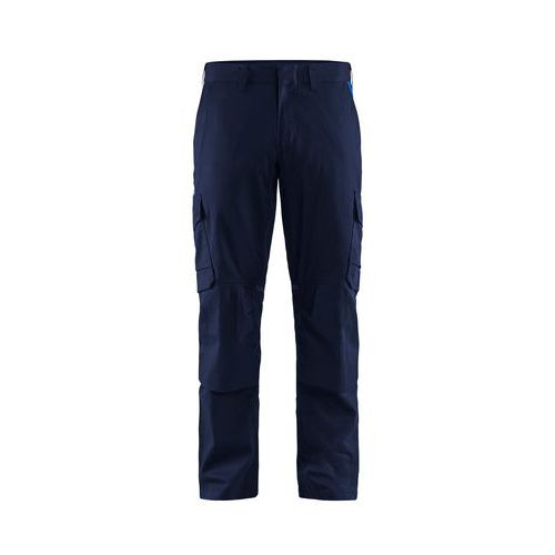 Pantalon industrie à poches genouillères bleu foncé/noir - Blåkläder