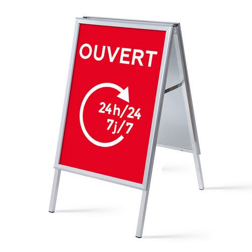 A-bord A1 Complete Set Ouvert 24/7 rood