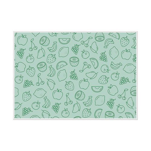 Placemat Fruit Abstract groen