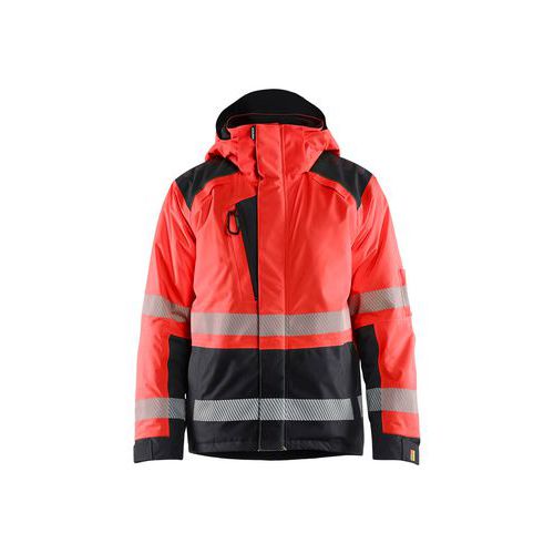 Hi-vis winter jacket Rood/Zwart - Blåkläder