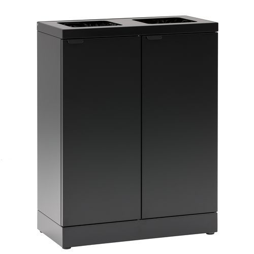 Afvalscheidingsunit Bica 871 2x45 liter zwart - Bica