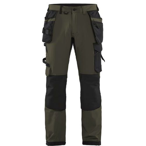 Werkbroek met 4-weg stretch, Type kledingstuk: Werkbroek en korte broek, Materiaal: Polyamide