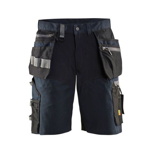 Short met stretch en spijkerzakken Marineblauw/Zwart - Blåkläder
