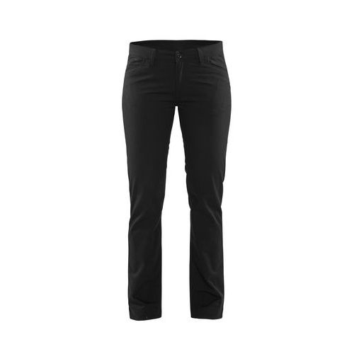 Pantalon chino  Stretch 2D femme - Noir - Blåkläder