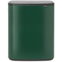 Touch bin Bo met 2 binnenemmers 2x30 liter groen_Brabantia