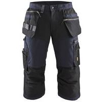 Piraatbroek stretch Marineblauw/Zwart - Blåkläder