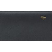 Agenda semainier Accent noir  - 9 x 16 cm - Année 2026