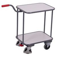 Chariot ESD avec poignée, avec 2 surfaces utiles