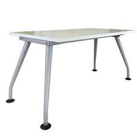 Bureau reconditionné blanc - Pieds A gris