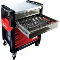 Gereedschapswagen CPP-224PM6 + 224 gereedschap + gratis paddle - SAM