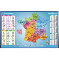 Sous-main rigide - Carte de France - Exacompta