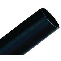 Krimpkous met dunne wand met lijm, 1 m, 18/6 mm zwart - 3M